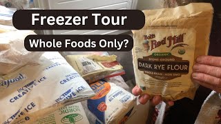 Freezer Tour - less processed food, more whole foods