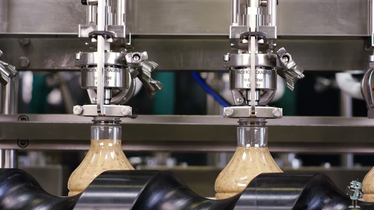 8 Station Inline Volumetric Pump Filler