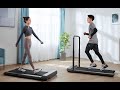Powermax fitness  jogpad5 smart walk  jog double fold treadmill with remote control
