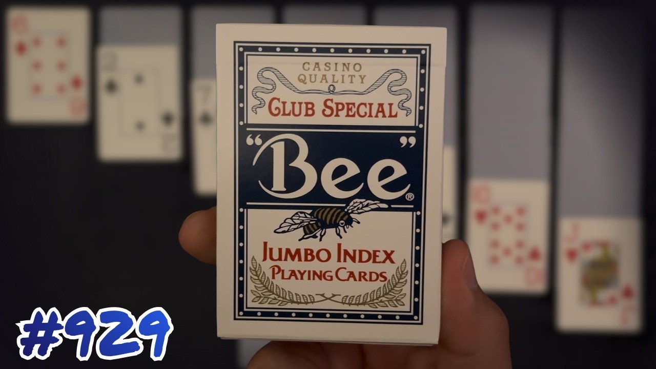 The Casino Bee Jumbo Deck ~ ASMR Solitaire #929
