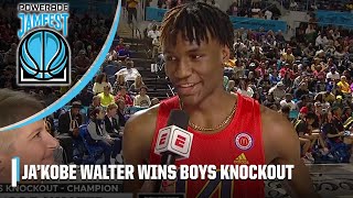 Ja'Kobe Walter wins the Boys Knockout Competition at the 2023 JamFest 😤