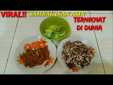 Nasi Tiwul Urap Ikan Asin