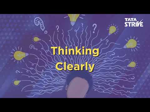Ek Minute Ki Baat - Thinking Clearly - Raghu Reddy - video from Tata STRIVE