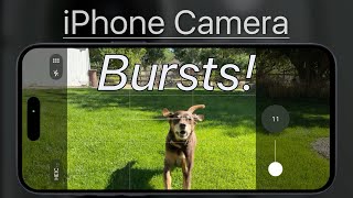 How to shoot bursts of photos with the iPhone Camera in iOS 26 and later!