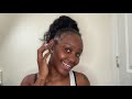 High Blunt Cut Ponytail With CRIMPS Tutorial | Step By Step on Natural Hair ft. Angie Queen Hair