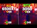 RX 6500 XT vs RTX 3050 - Test in 8 Games