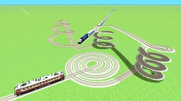 GOL CIRCLE TRACKS RUNNING TRACK RAILROAD RAILWORK BEANG TRAIN SIMULATOR GAME 