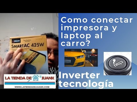 👉👍🏆como conectar mi laptop y mi impresora en un carro ?