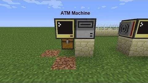 Amazing ComputerCraft Bank with ATM!!