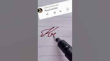 Kriti beautiful name write in cursive writing #cursive#writing#beautiful#name#kriti#shorts