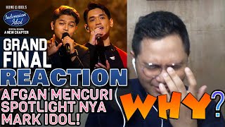 IDOL REACTION | MARK x AFGAN ANDAI AKU BISA (Chrisye) GRAND FINAL   Indonesian Idol 2021