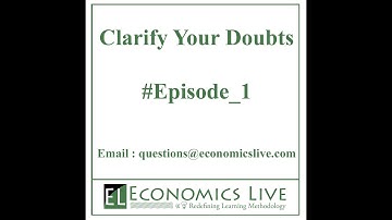Clarify Your Doubts #1