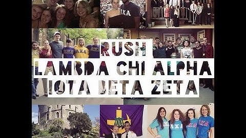 Lambda Chi Alpha - Iota Beta Chapter Rush Video