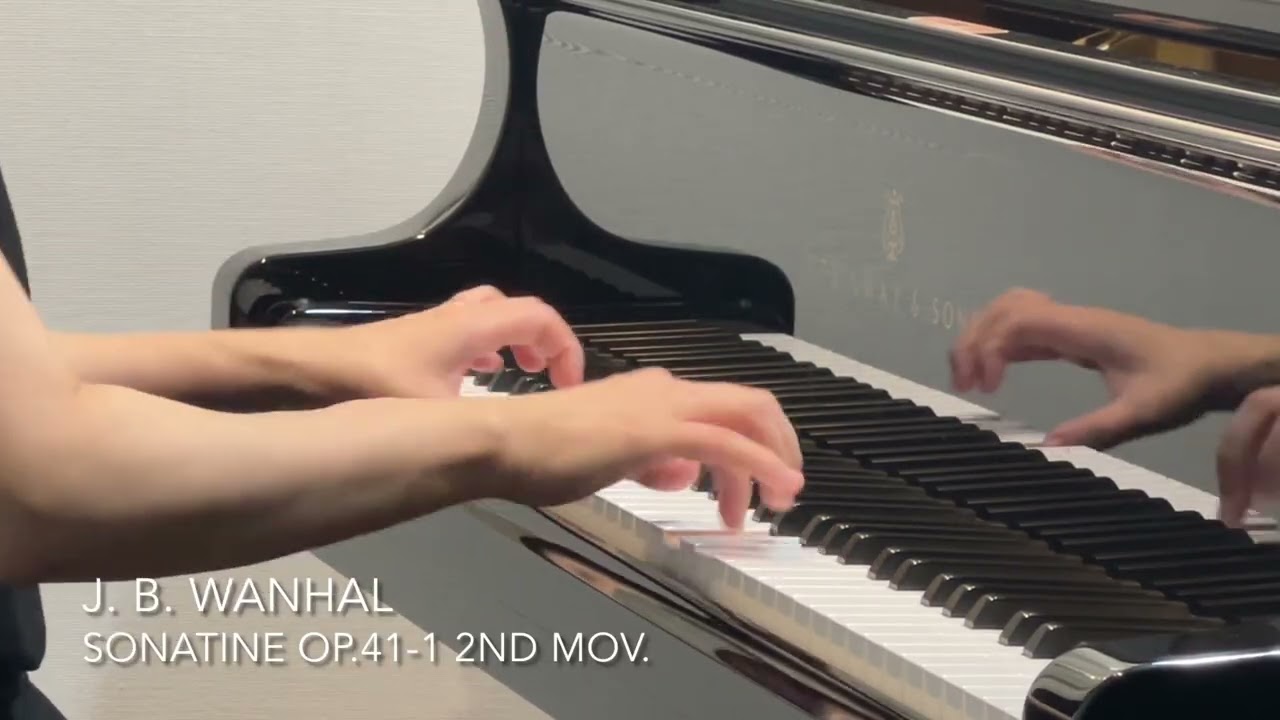J. B. Wanhal - Sonatine in C major Op.41-1 ／ J. B. ヴァンハル