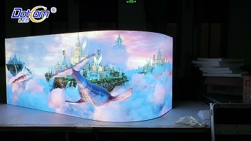 P1.25 Curved Led Display Walll