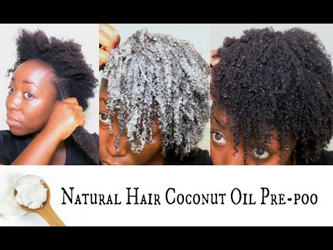 How To Pre Poo With Coconut Oil For Hair Growth Natural Hair Mask Treatment Over Night Benefits Youtube