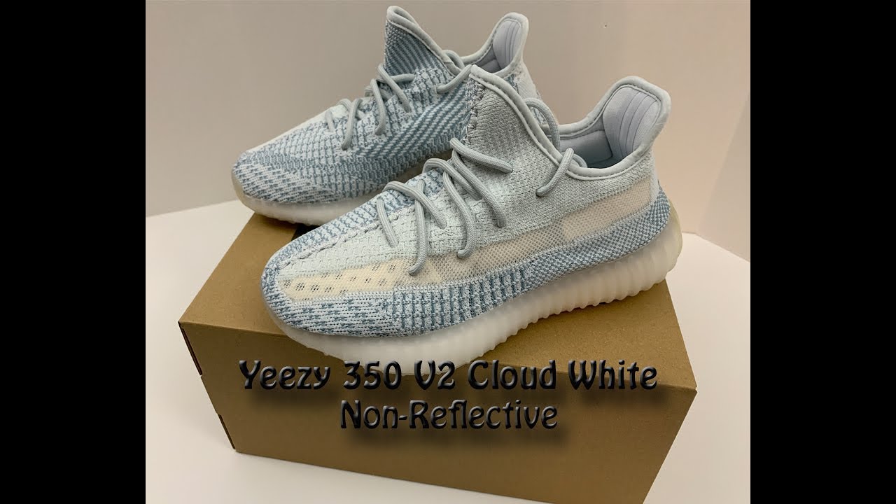 Adidas Yeezy 350 V2 Cloud White Non-Reflective Review!