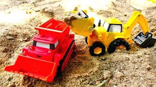 Мультики про машинки на детской площадке — Песочница и Боб-строитель