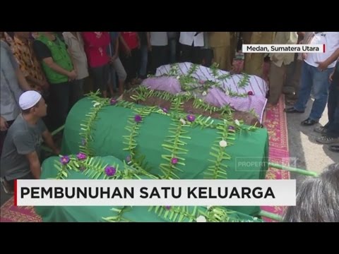 Pemakaman Satu Keluarga Korban Pembunuhan di Medan