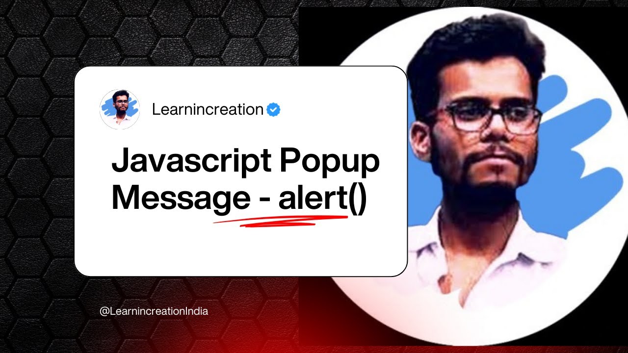 JavaScript Popup Messages: alert() Explained - YouTube