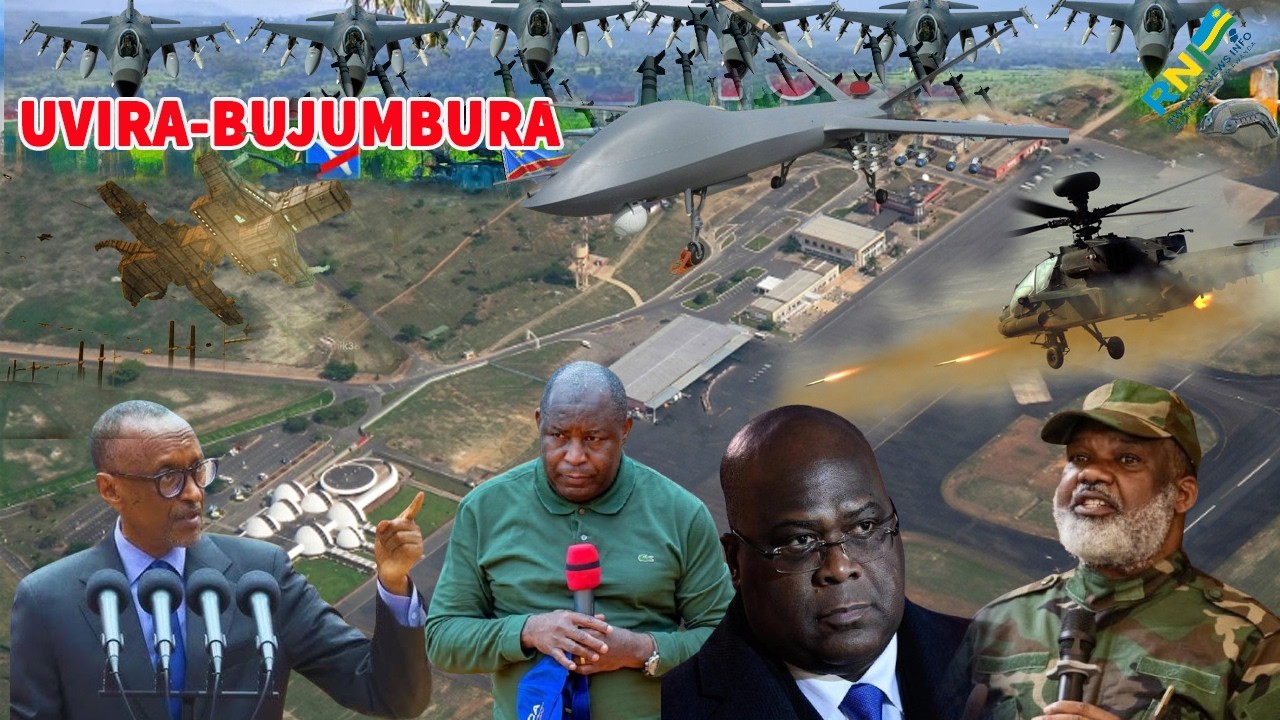 INKURU NZIZA KURA MA23 ISUBIYE UVIRA BUJUMBURA DRONE IHATUYE IGIPFUNYIKA GN MAKENGA GASOPO KURI NEVA