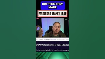 The $1.6B End Game For Maker Dao