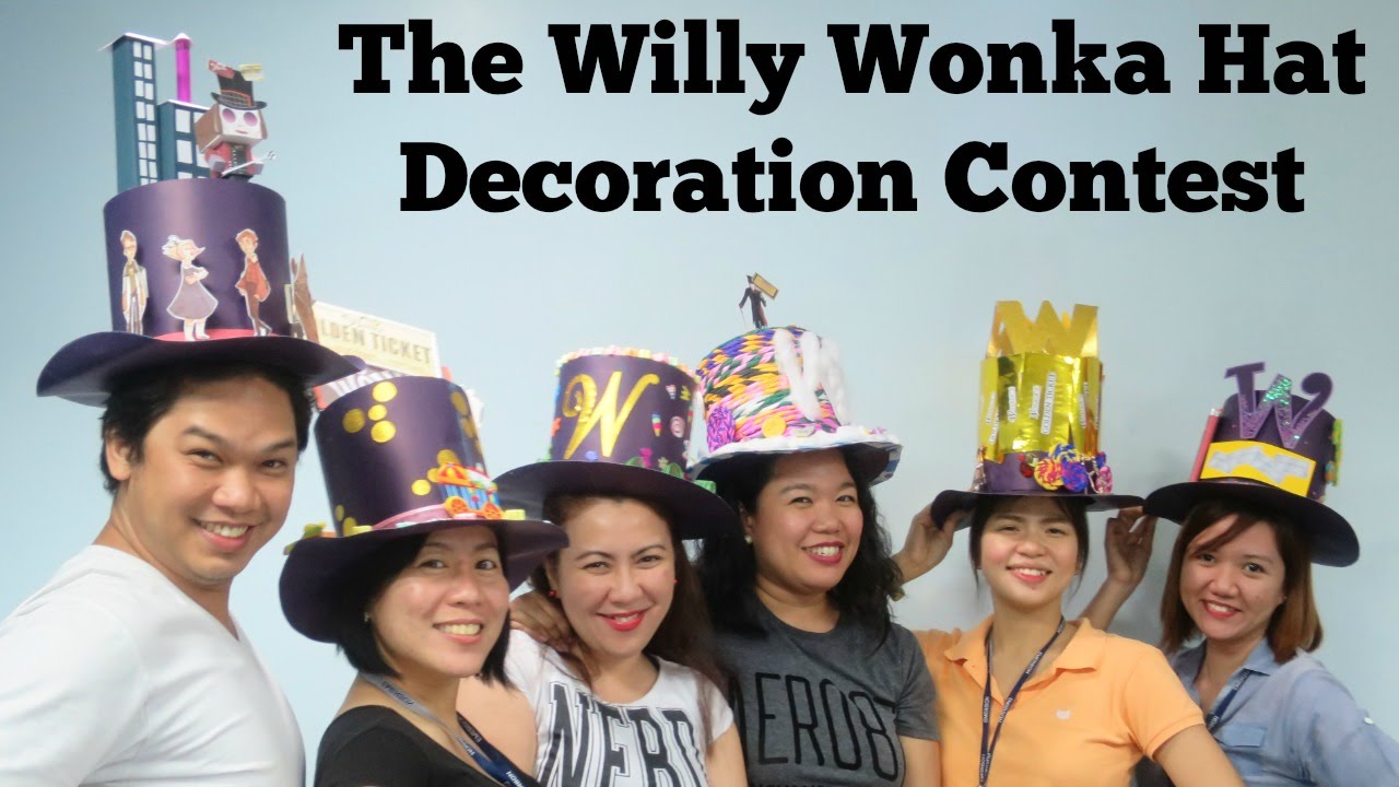 Willy Wonka Hat Decoration Office Halloween Contest Youtube
