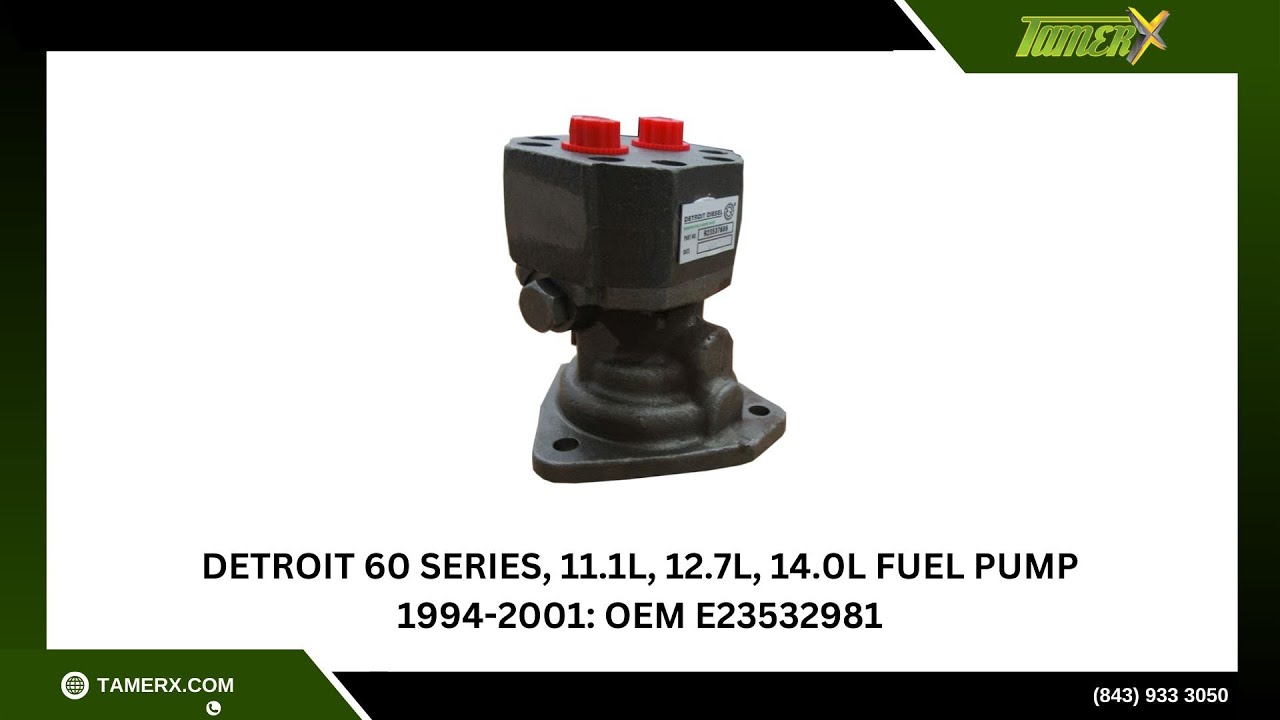 【DETROIT】EP Series 60 12.7L, 14L, 11.1L Fuel Injector EX637466, 5237466
