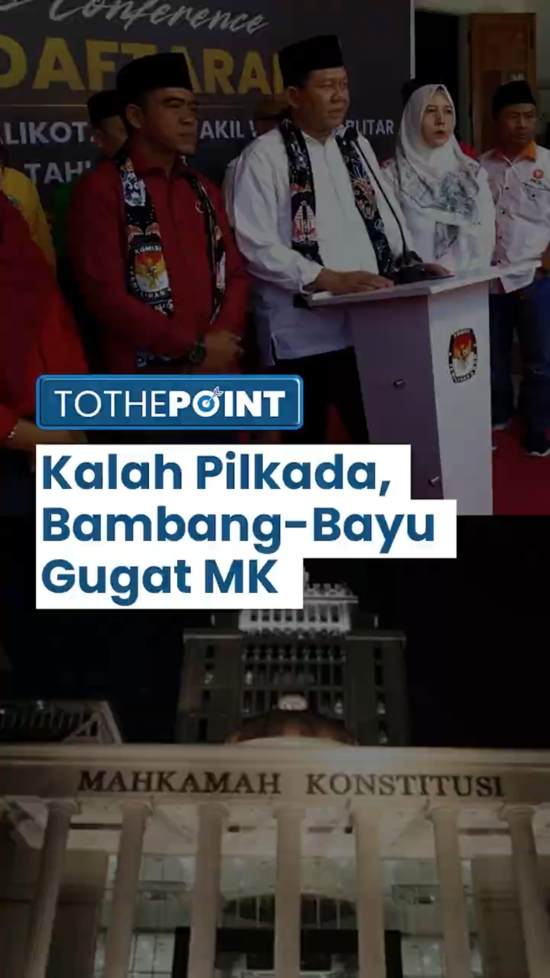 Tak Terima Kalah Pilkada, Paslon Bambang-Bayu Ajukan Gugatan ke MK, Ucap Ada Praktik Politik Uang