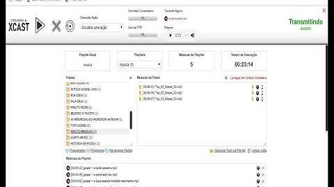 Programas e programetes  disponiveis no painel Xcast HD