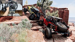 700HP Realistic Rock Crawler gameplay | BeamNG.drive | Moza R5 screenshot 4