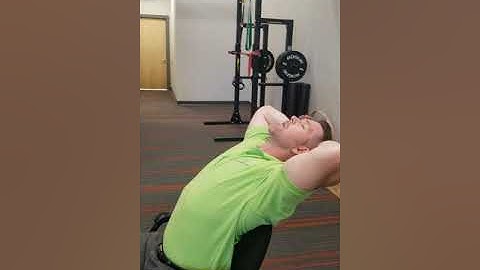 Cervical retraction/extension and thoracic extension in sitting