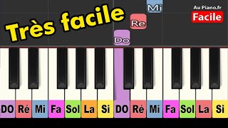 Au clair de la lune - Tuto Piano FACILE screenshot 3