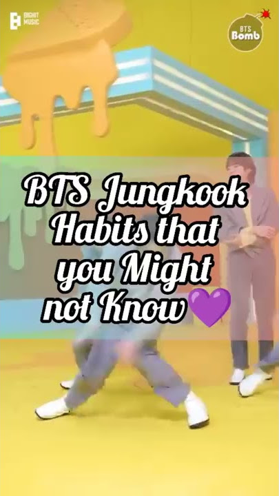 BTS Jungkook Habits that you might not know 💜