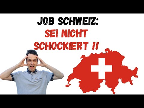 Realitätscheck über deinen Job in der Schweiz??? Diese Arbeitsbedingungen könnten dich schockieren!