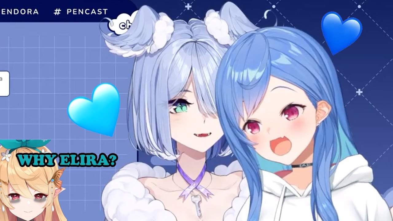 Chigusa&Elira - Dating in Minecraft and Pomu is jealous [NIJISANJI ENG SUB]