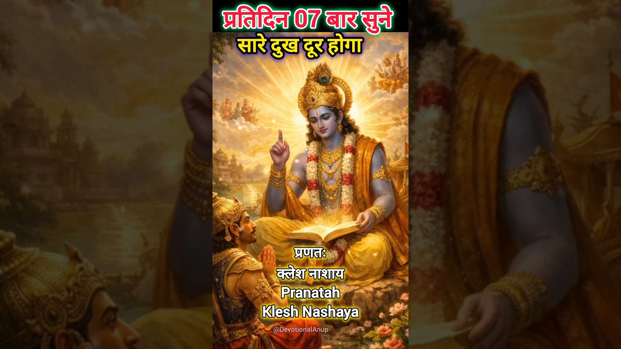 Powerful Krishna Mantra🆎-🕉️  KRISHNAYA VASUDEVAYA ✨ 🔷 