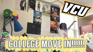 COLLEGE MOVE IN DAY 2018!!!! FRESHMAN AT VCU!!