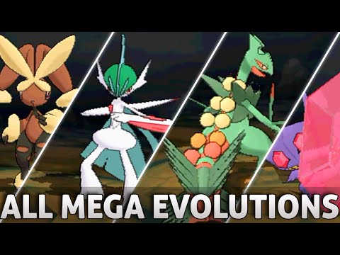 Pokemon Omega Ruby and Alpha Sapphire: All Mega Evolutions!