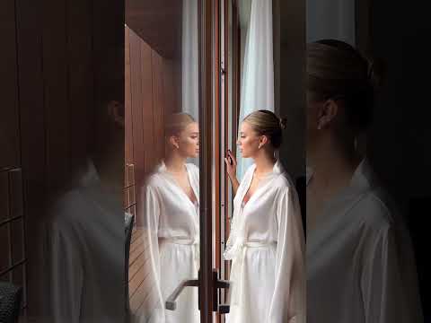 Видео: Прекрасная и стильная невеста Полина  в свое свадебное утро от SVADBERRY #shorts