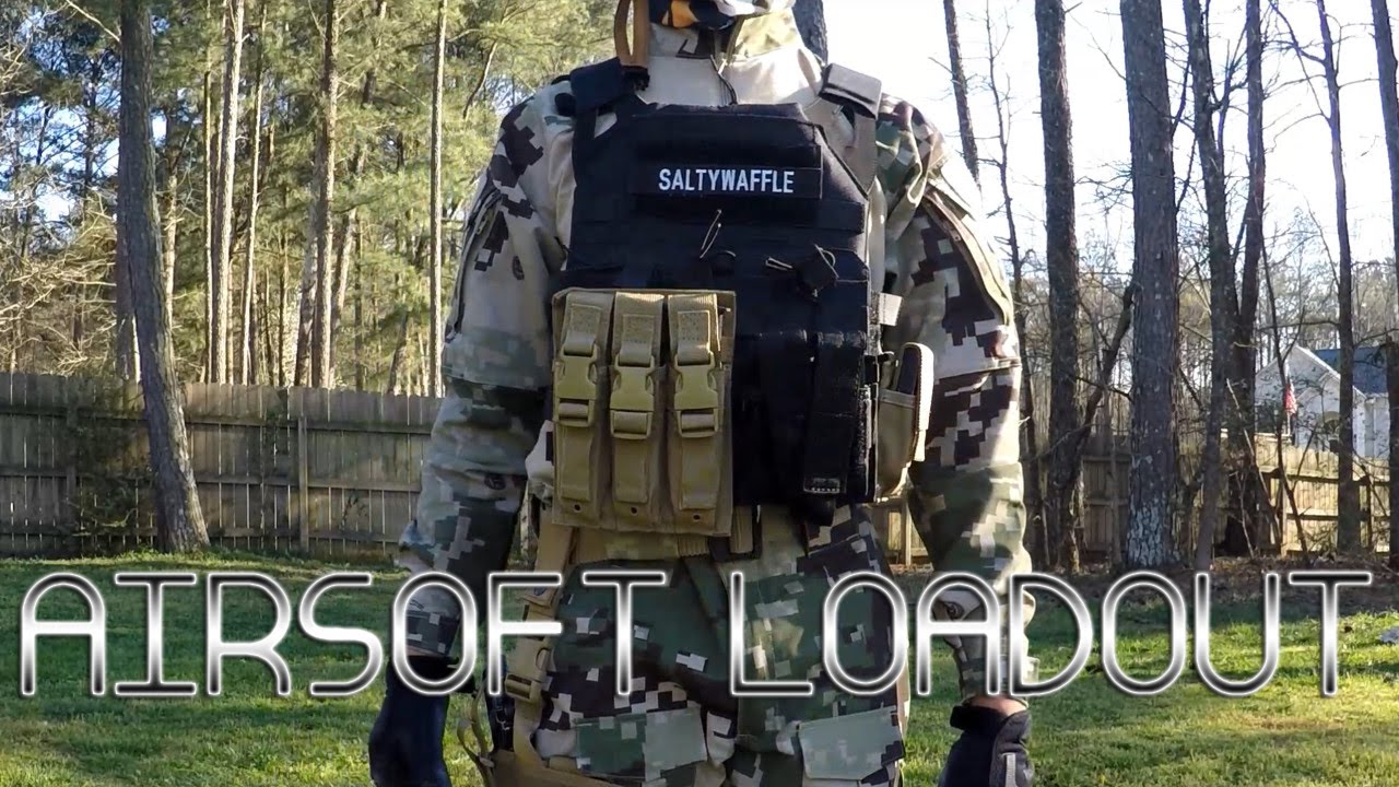 SaltyWaffle's Pistol Only Airsoft Loadout YouTube