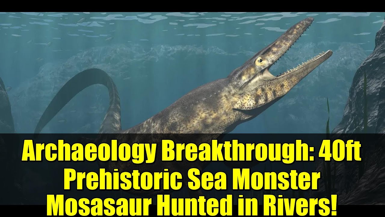 Археологический прорыв: в реках обнаружен доисторический морской монстр-мозазавр длиной 12 метров!