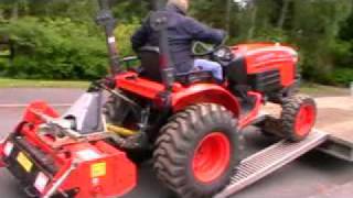 Kubota B2630 with Stone Burier