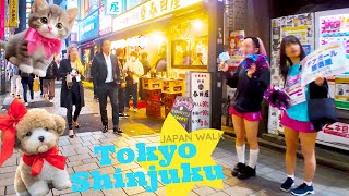 Токио Синдзюку🐶🍻Необычайное приключение♪💖4K отдых/учеба без перерыва 1 час 01 минута