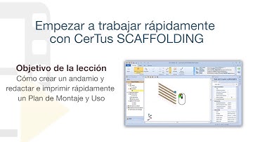 Tutorial  CerTus SCAFFOLDING - Empezar a trabajar rápidamente con CerTus SCAFFOLDING - ACCA software
