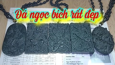 Đá ngọc bích rất đẹp 😍 568k 1 mặt dây chuyền có giấy kiểm định và freeship toàn quốc