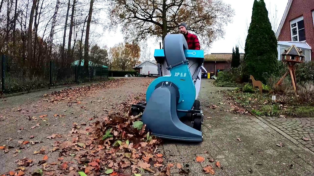 ⁣A SURPRISE was waiting for us, the Owner bought a LEAF BLOWER to collect FALLEN LEAVES
