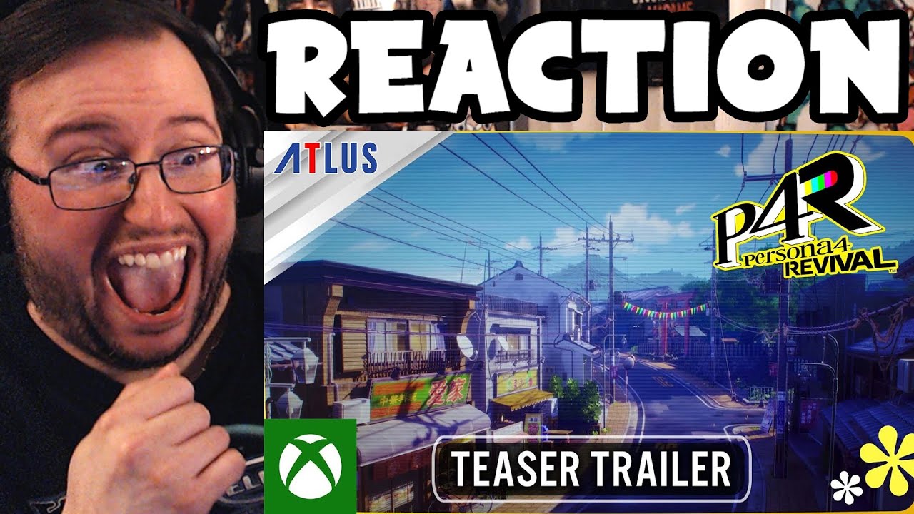 Gor's "Persona 4 Revival Reveal Teaser Trailer" REACTION (YESSSS!!!!!!!)