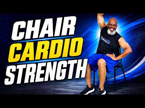 46-Min Triple Play Chair Workout! Cardio + Strength + Stretch