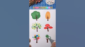 How to draw tree #drawing #draw #painting I Chill how to draw